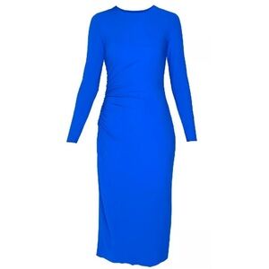 NEW SWEATY BETTY Explorer Sculpt Ruched {$148} Electric Blue Long Sleeve XS